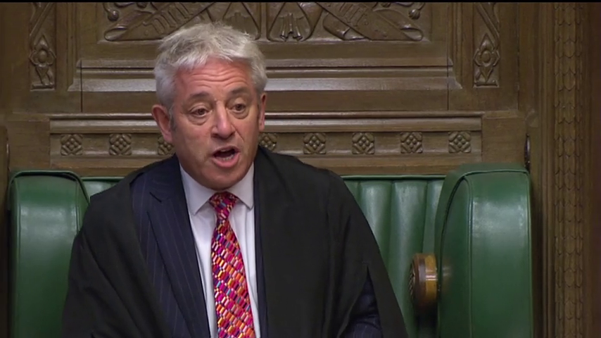 El presidente del Parlamento impide que se vote este lunes el acuerdo del "brexit" El presidente del Parlamento impide que se vote este lunes el acuerdo del "brexit"