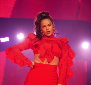 Rosalía durante su actuación en '¡Viva Latino!' de Spotify Rosalía durante su actuación en '¡Viva Latino!' de Spotify
