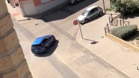 Veh&iacute;culo que conduc&iacute;a el conductor detenido en Novelda.