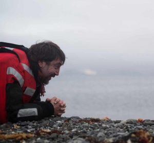 Javier Bardem, durante su expedición por el Océano Atlántico para el rodaje de 'Santuario' Javier Bardem, durante su expedición por el Océano Atlántico para el rodaje de 'Santuario'