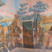 Unas de las pinturas del siglo XVIII halladas en un palacio de Almagro