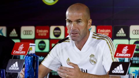 Zidane, en rueda de prensa