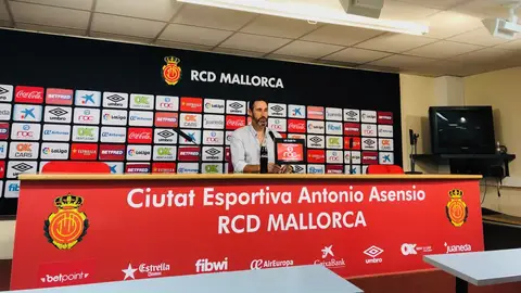 El entrenador del Mallorca, Vicente Moreno Son Bibiloni