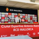 El entrenador del Mallorca, Vicente Moreno