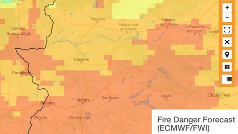 Riesgo Incendios Forestales 27 de Septiembre