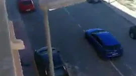 Veh&iacute;culo que ha sembrado el p&aacute;nico en Novelda. 