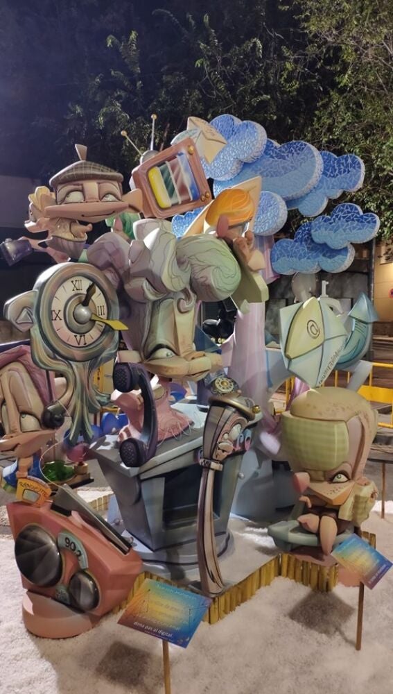 Monumento ganador del concurso Infantil Fallas de Elda 2019.