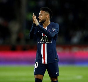 Neymar, con el PSG Neymar, con el PSG