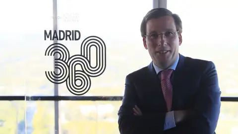 El alcalde de Madrid, José Luis Martínez-Almeida, durante la presentación de Madrid 360 El alcalde de Madrid, José Luis Martínez-Almeida, durante la presentación de Madrid 360