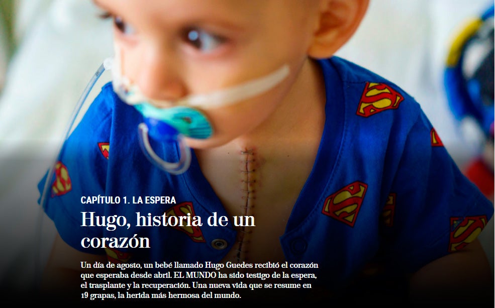 El padre de Hugo: "Cuando le vi la herida a mi hijo fue la primera vez que lloré" El padre de Hugo: "Cuando le vi la herida a mi hijo fue la primera vez que lloré"