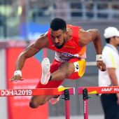 Orlando Ortega en el Mundial de Atletismo de Doha