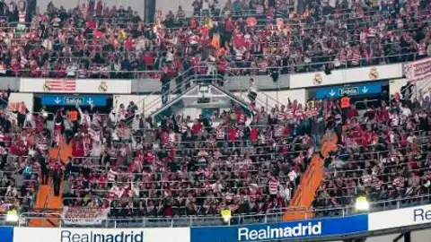 Rojiblancos en el Bernabéu Rojiblancos en el Bernabéu