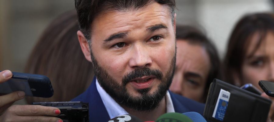 El portavoz de ERC en el Congreso, Gabriel Rufián El portavoz de ERC en el Congreso, Gabriel Rufián