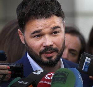 El portavoz de ERC en el Congreso, Gabriel Rufián El portavoz de ERC en el Congreso, Gabriel Rufián
