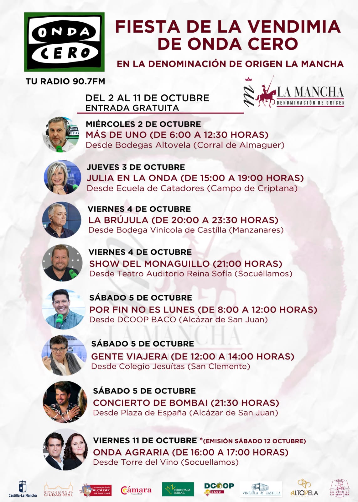 Alsina, Julia Otero, Cantizano...con la DO La Mancha Alsina, Julia Otero, Cantizano...con la DO La Mancha