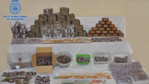 Droga incautada por la Polic&iacute;a Nacional de Puertollano