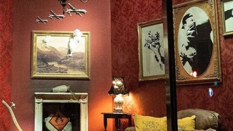 Imagen de la exposici&oacute;n, que ha compartido Banksy en su cuenta de Instagram