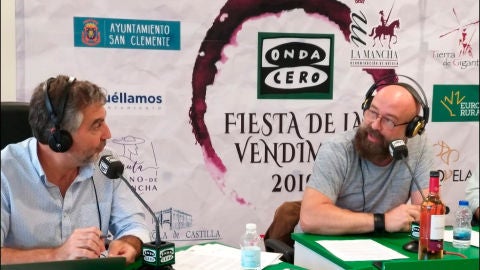 Goyo Jim&eacute;nez y Carlos Alsina en el especial desde Corral de Almoguer