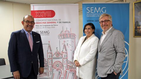 Representantes de la Sociedad espa&ntilde;ola de M&eacute;dicos Generales (SEMG)