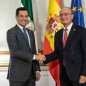 Moreno Bonilla y De la Torre, reunidos en Sevilla Moreno Bonilla y De la Torre, reunidos en Sevilla