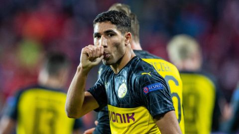El lateral del Dortmund, Achraf.