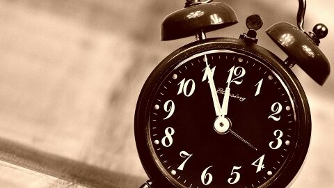 Imagen de archivo del cambio de hora