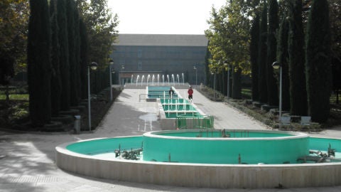 Una de las fuentes afectadas del Parque de Gasset