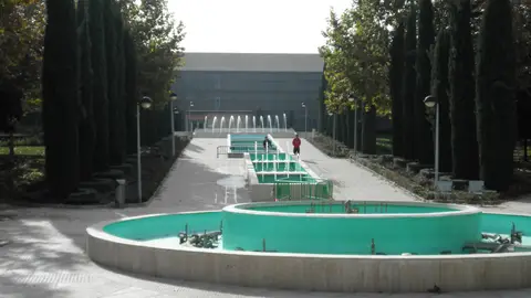 Una de las fuentes afectadas del Parque de Gasset Una de las fuentes afectadas del Parque de Gasset