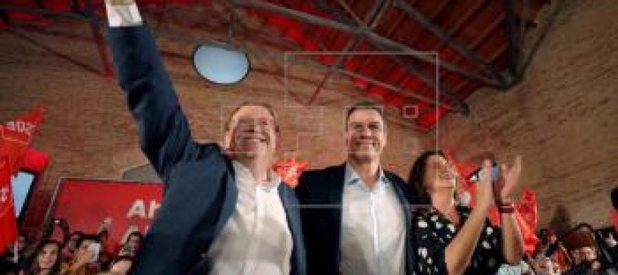 Pedro Sánchez y Ximo Puig en València Pedro Sánchez y Ximo Puig en València