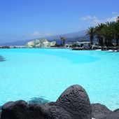 Imagen del Lago Martianez en Puerto de la Cruz, Tenerife