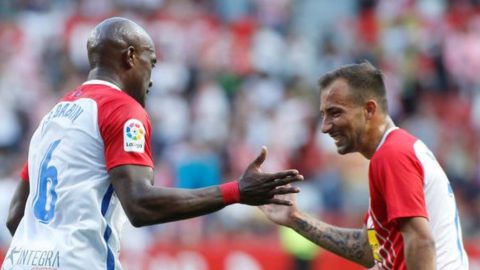 El jugador del Sporting, Aitor Garc&iacute;a.