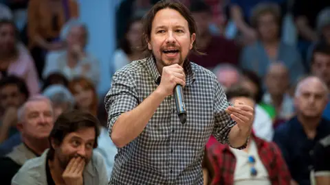 Elecciones generales 2019: El líder de Podemos, Pablo Iglesias Elecciones generales 2019