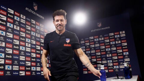 Simeone, en rueda de prensa