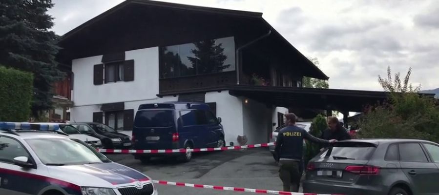 Lugar del crimen machista múltiple en Austria Lugar del crimen machista múltiple en Austria