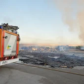 El incendio se produjo en el exterior la cooperativa El incendio se produjo en el exterior la cooperativa