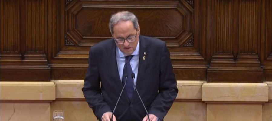 Quim Torra: "Volveremos a poner las urnas de la autodeterminación" Quim Torra: "Volveremos a poner las urnas de la autodeterminación"