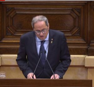 Quim Torra: "Volveremos a poner las urnas de la autodeterminación" Quim Torra: "Volveremos a poner las urnas de la autodeterminación"