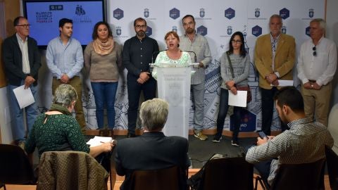 La Alianza contra la Pobreza ha le&iacute;do un manifiesto en el Ayuntamiento de Ciudad Real