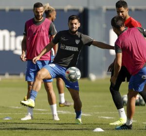Dani Pacheco, jugador del Málaga Dani Pacheco, jugador del Málaga