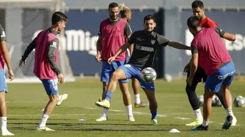 Dani Pacheco, jugador del Málaga Dani Pacheco, jugador del Málaga