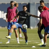Dani Pacheco, jugador del Málaga Dani Pacheco, jugador del Málaga