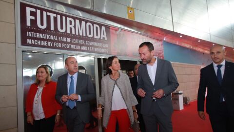 Reyes Maroto, ministra de Industria en Futurmoda.