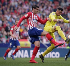Partido entre el Atlético de Madrid y el Villarreal Partido entre el Atlético de Madrid y el Villarreal