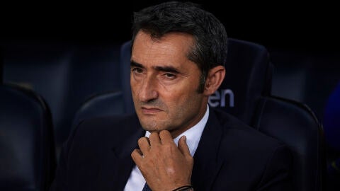 Ernesto Valverde durante un partido