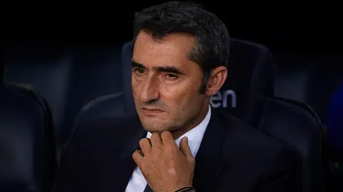 Ernesto Valverde durante un partido Ernesto Valverde durante un partido