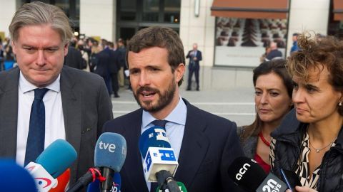 El l&iacute;der del PP, Pablo Casado