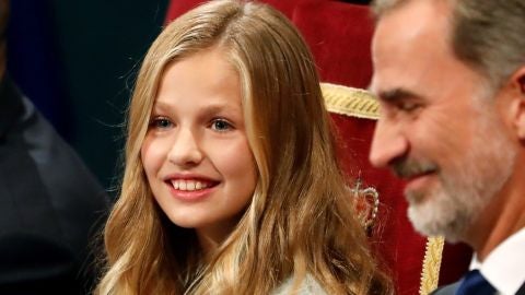 La princesa Leonor, en la ceremonia de entrega de los Premios Princesa de Asturias 2019