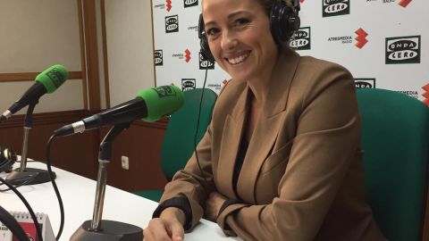 Cristina Tirado, durante la entrevista en Onda Cero