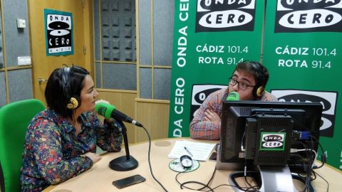 Mar&iacute;a del Carmen Mart&iacute;nez, durante la entrevista