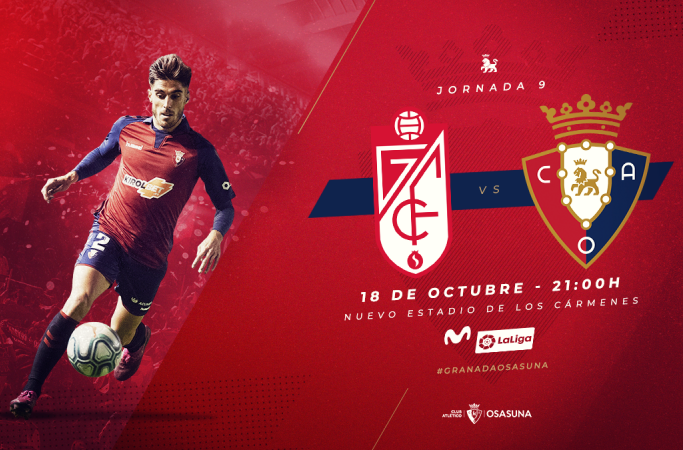 Granada CF y At.Osasuna juegan esta noche en los Cármenes. Onda Deportiva Granada 18/10/2019 Granada CF y At.Osasuna juegan esta noche en los Cármenes. Onda Deportiva Granada 18/10/2019